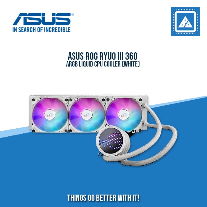 ASUS ROG RYUO III 360 ARGB LIQUID CPU COOLER ASUS ROG RYUO III 360 ARGB LIQUID CPU COOLER
